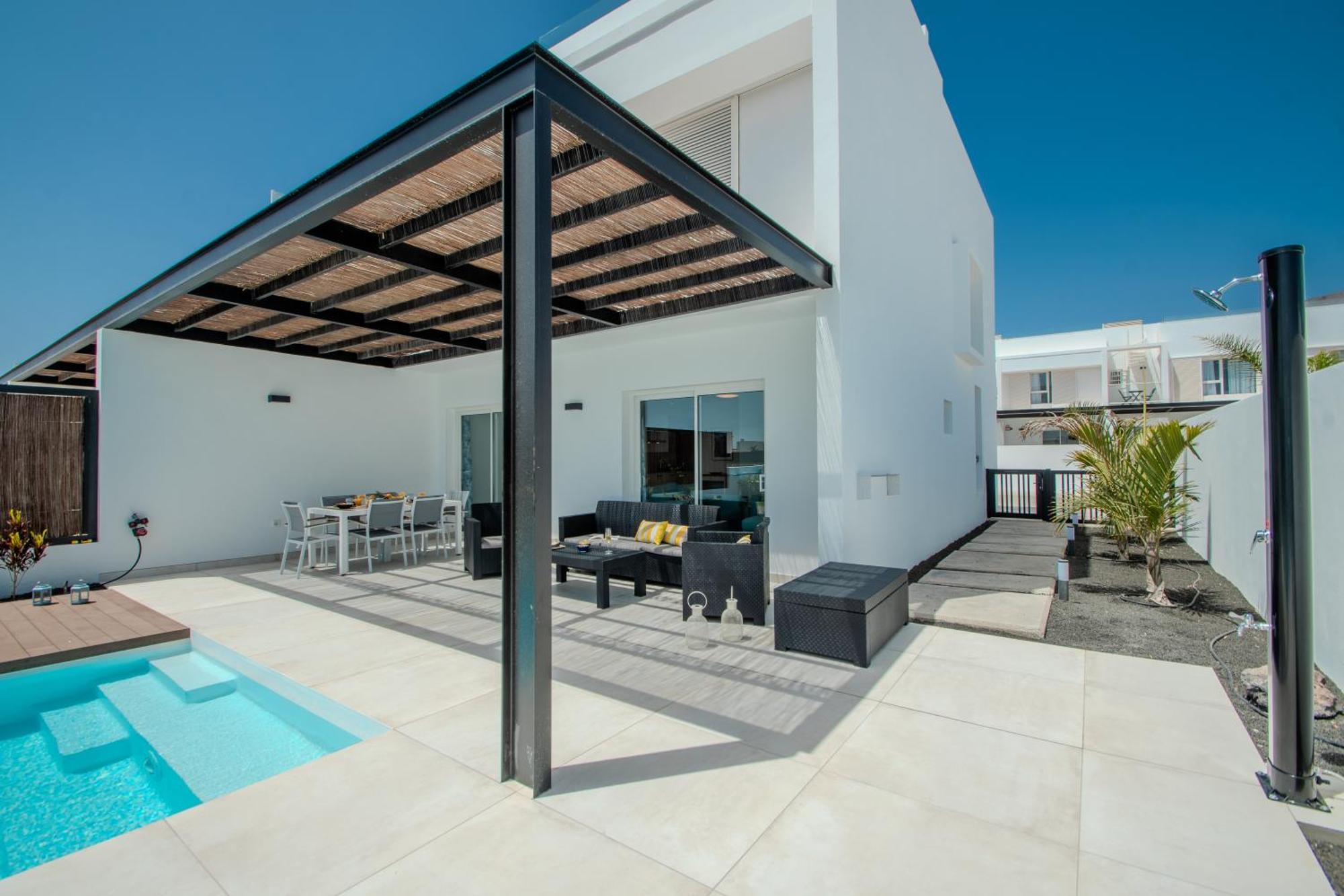 Serena Villa 38 - Heated Pool, Sea Views, Ac, High Speed Internet Playa Blanca  Kültér fotó